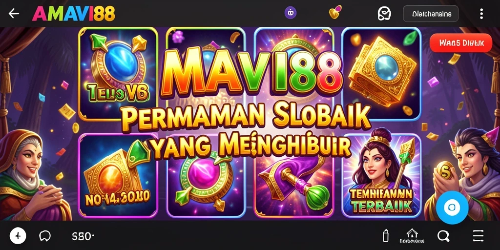 Screenshot gameplay AMAVI88 menampilkan keseruan permainan Slot yang menghibur.