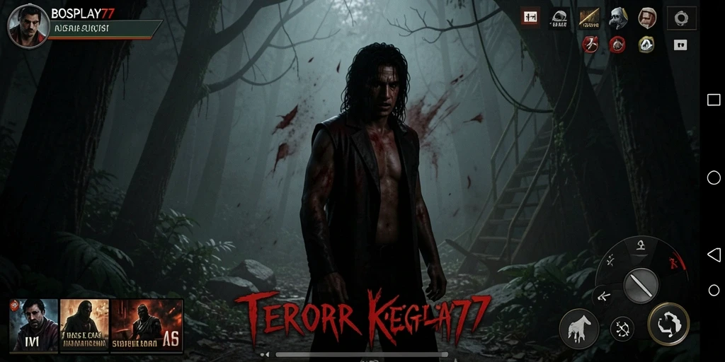 Tangkapan layar utama BOSPLAY77 yang menunjukkan momen penuh ketegangan.