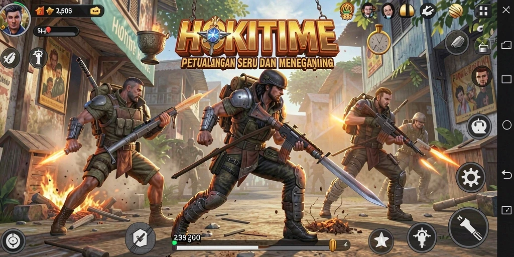 Gameplay HOKITIME yang menakjubkan dalam dunia petualangan.