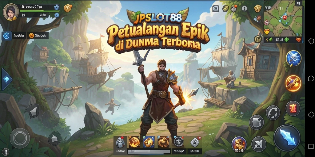 Screenshot utama JPSLOT88 menampilkan dunia terbuka yang luas dan menarik.
