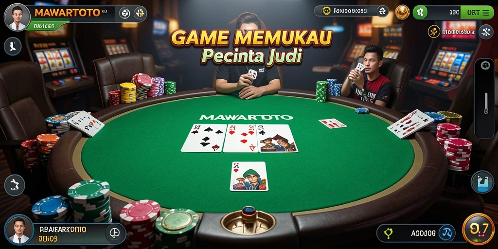 Tampilan gameplay <strong>MAWARTOTO</strong> yang menegangkan saat bermain Poker.