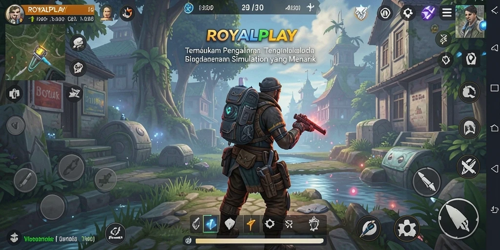 Screenshot gameplay ROYALPLAY yang menarik dan interaktif.