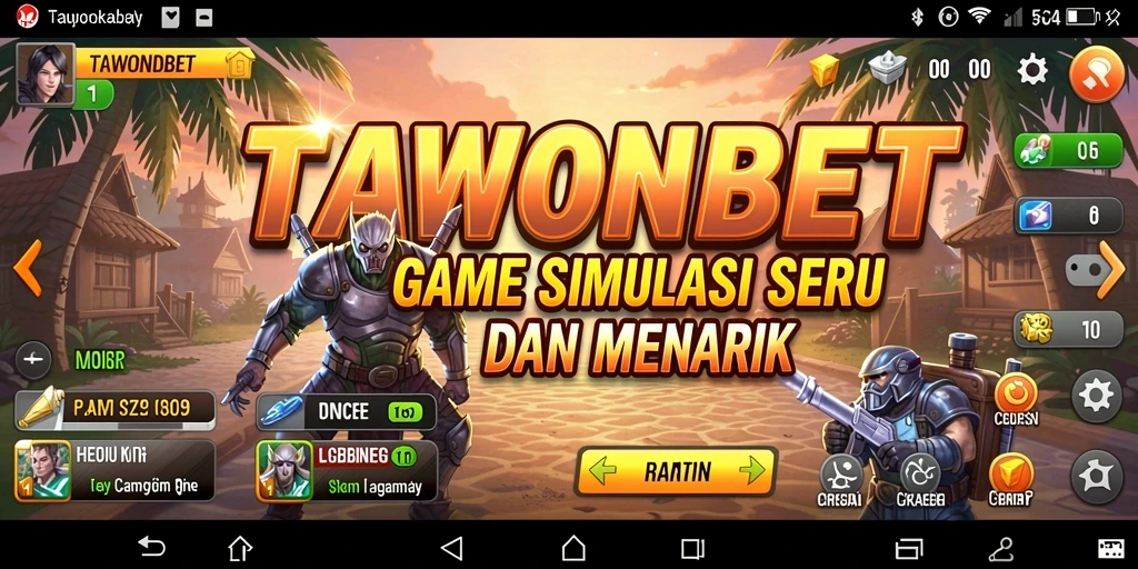 Tampilan gameplay TAWONBET yang menarik dan interaktif.