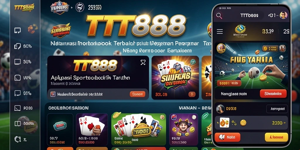 Tampilan screenshot TTT888 menampilkan antarmuka sportsbook yang menarik.